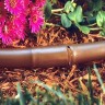 Капельная труба с компенсацией давления 16мм  2,2л/ч, шаг между капельницами 0,35м, коричневая, бухта 100м