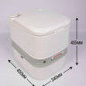 Биотуалет компактный BIOFORCE Compact WCL 20-24 с индикатором заполнения