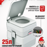 Биотуалет портативный BIOFORCE Compact WC 15-25 D с индикатором заполнения